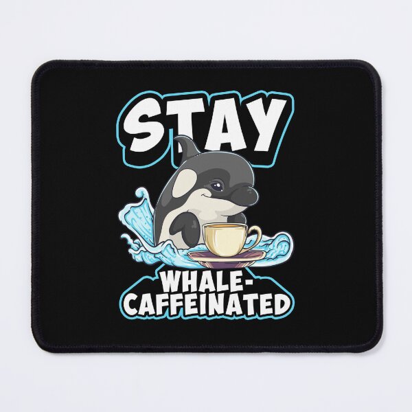 Item preview, Whale Caffeinated Coffee Pun Men Women Funny Orca Coffee designed and sold by KsuAnn.
