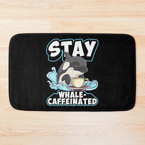 Item preview, Whale Caffeinated Coffee Pun Men Women Funny Orca Coffee designed and sold by KsuAnn.