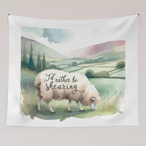 Item preview, I'd Rather Be Shearing - Sheep Shearing designed and sold by TeesYouWant.