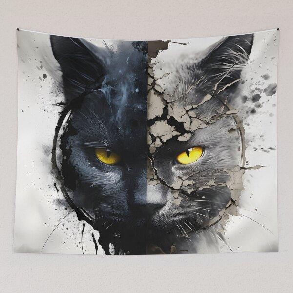 Item preview, Suspicious cat designed and sold by ManuelAndreas.