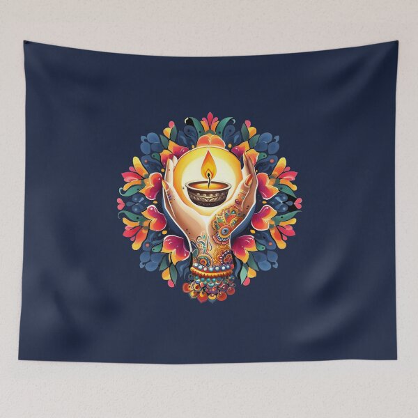 Item preview, Divali candle designed and sold by tipitoes.
