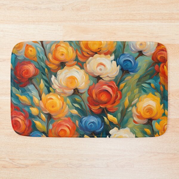 Item preview, Neo Impressionist Flowers Pattern. designed and sold by ARichArts.