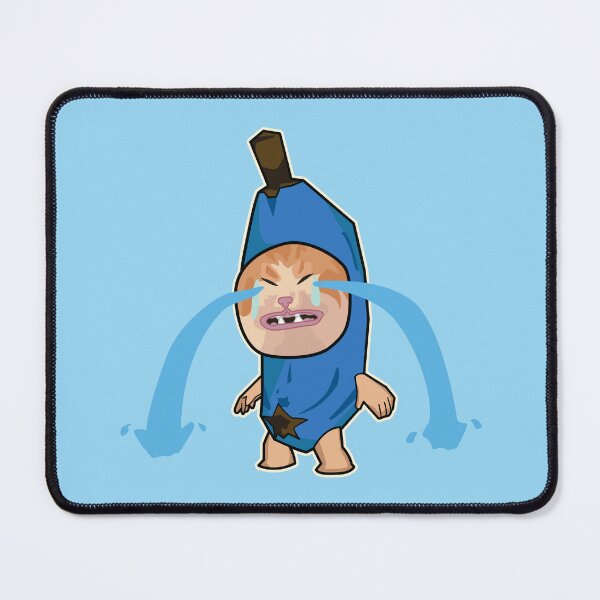 Item preview, BLUE sad cry banana cat - happy hapi cat meme designed and sold by Rzera-.