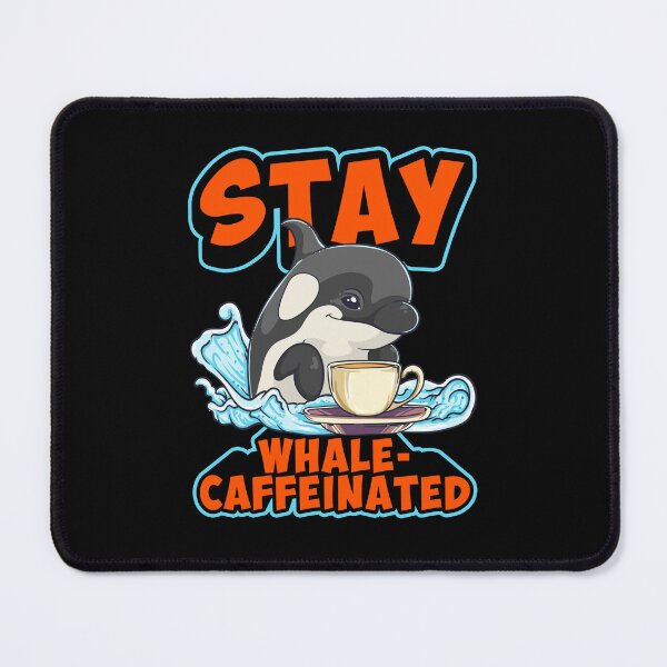 Item preview, Whale Caffeinated Coffee Pun Men Women Funny Orca Coffee designed and sold by KsuAnn.
