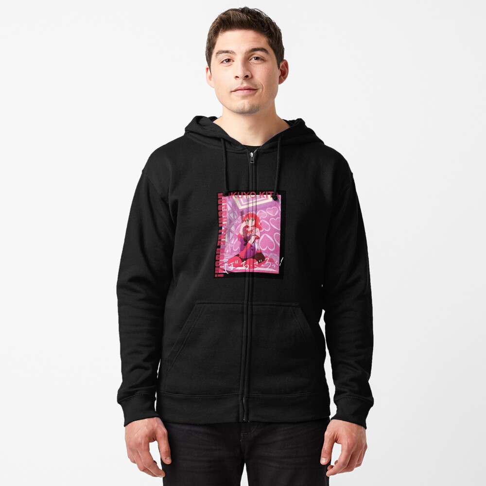 Aperçu de l'œuvre Veste zippée à capuche créée et vendue par FergusDrawsArt.