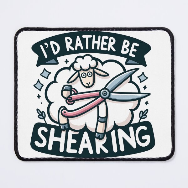 Item preview, I'd Rather Be Shearing - Sheep Shearing designed and sold by TeesYouWant.