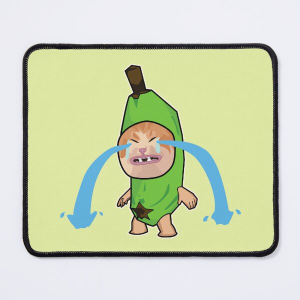 Item preview, GREEN sad cry banana cat - happy hapi cat meme designed and sold by Rzera-.