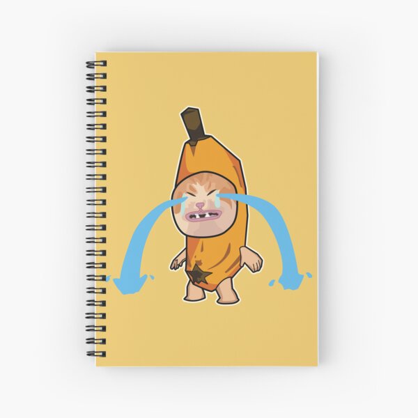 Item preview, ORANGE sad cry banana cat - happy hapi cat meme designed and sold by Rzera-.