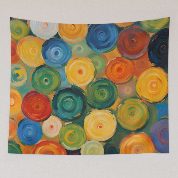 Item preview, Neo-Impressionist Abstract Flowers Pattern. designed and sold by ARichArts.