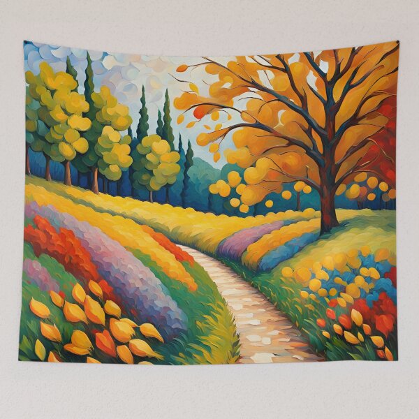 Item preview, Neo-Impressionist County Side Road designed and sold by ARichArts.