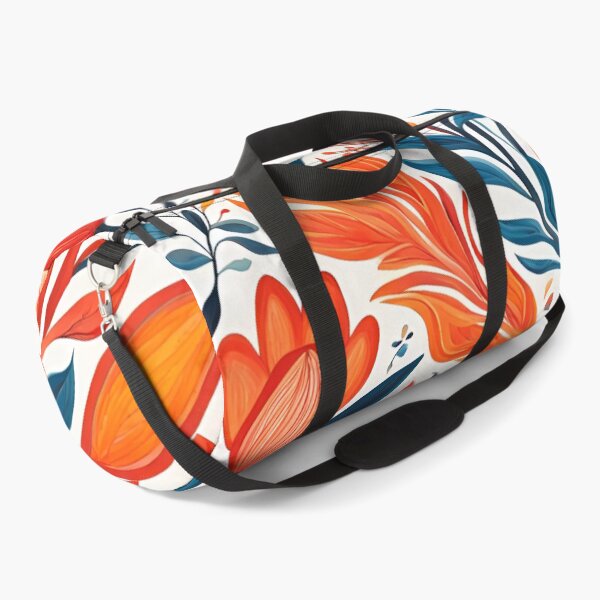 Item preview, Gouache Orange Flower Pattern. designed and sold by ARichArts.