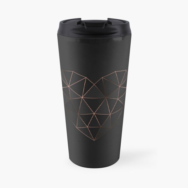 Kintsugi - Gold Rose Travel Mug