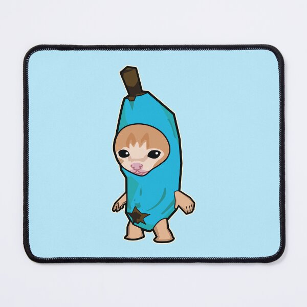 Item preview, SKY BLUE Happy Hapi Banana Cat Meme designed and sold by Rzera-.