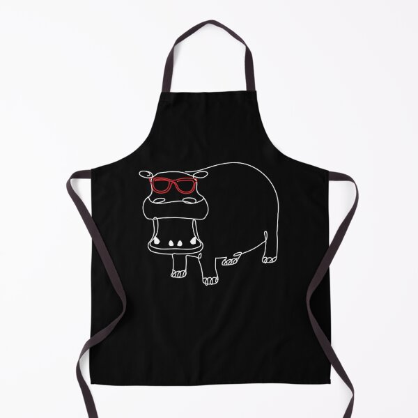 Aperçu de l'œuvre Lunettes de soleil Hippo mignon Hippo enfants créée et vendue par MooonTees.