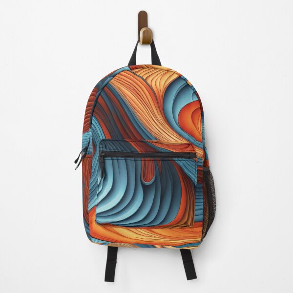 Item preview, Warm & Cold Sand Abstract Curves Pattern. designed and sold by ARichArts.