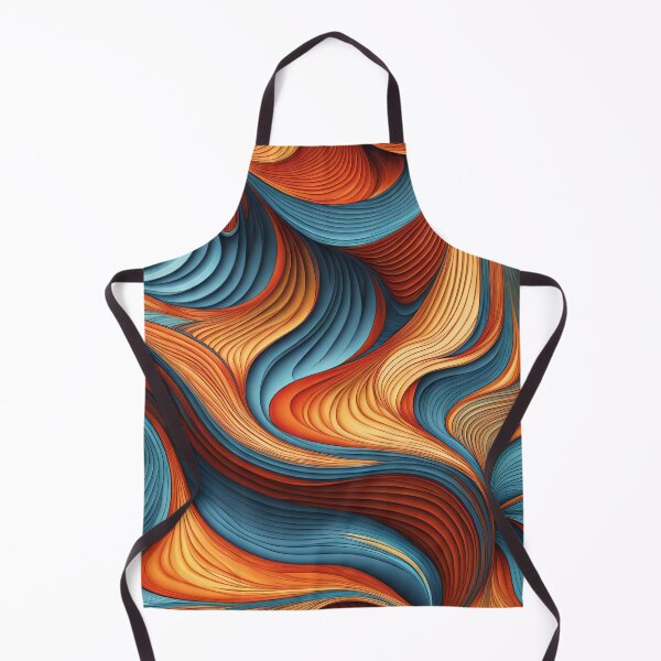 Item preview, Warm & Cold Sand Abstract Curves Pattern. designed and sold by ARichArts.