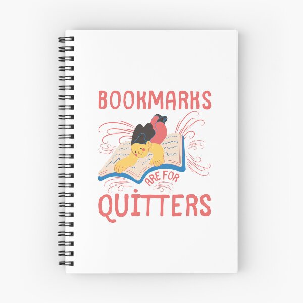 Item preview, Bookmarks Are For Quitters in red designed and sold by Simea8.