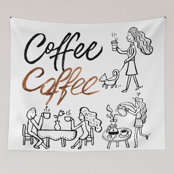 Item preview, l love coffee I love tea,making coffee, Barista designed and sold by zzzozzo.