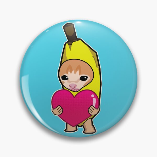 Item preview, Banana Cat Heart designed and sold by Rzera-.
