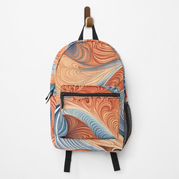 Item preview, Warm & Cold Sand Abstract Curves Pattern. designed and sold by ARichArts.