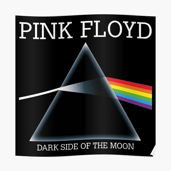 Dark Side Oil Paint Adult Tie Dye Pink Floyd T-Shirt