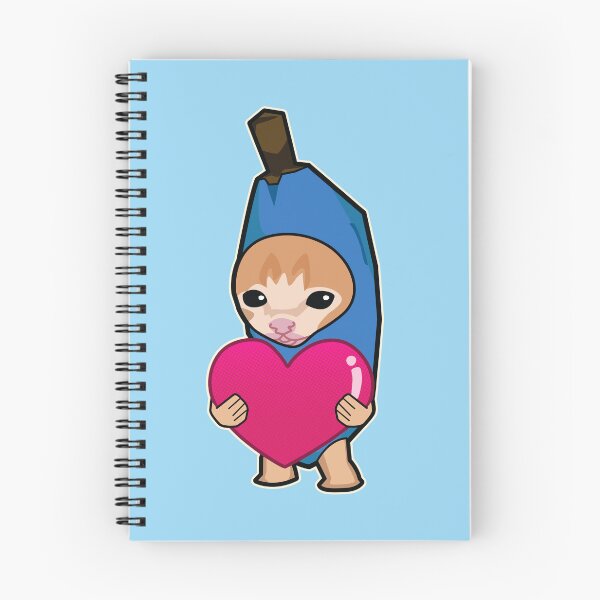 Item preview, BLUE banana cat holding heart meme designed and sold by Rzera-.