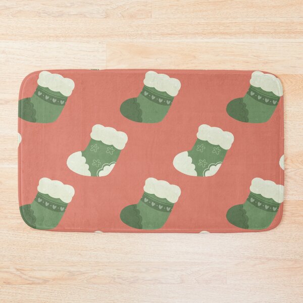 Item preview, Christmas cute green stocking ornament watercolar xmas pattern  designed and sold by TNwandesignart.