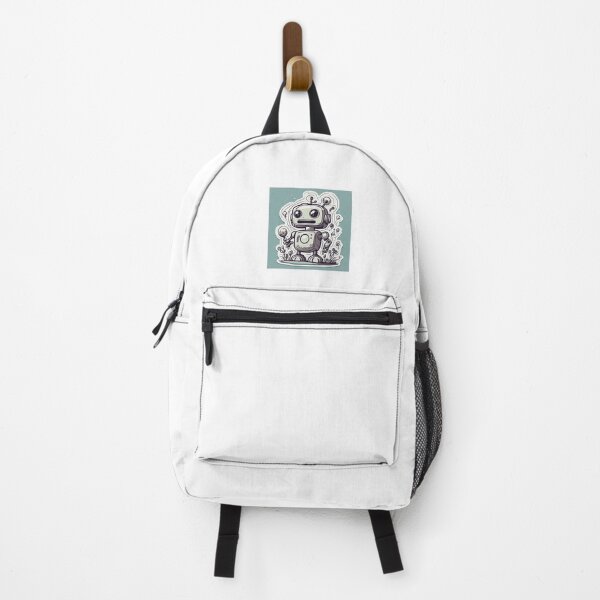 Item preview, A happy robot in natur designed and sold by SleeeepyStudio.