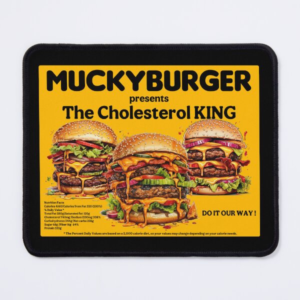 Item preview, Muckyburger - The Cholesterol King. Fast food designed and sold by Totalthrive.