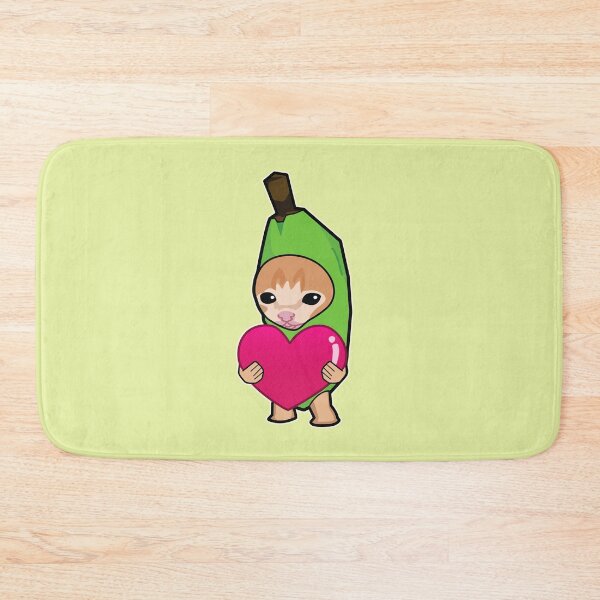 Item preview, GREEN banana cat holding heart meme designed and sold by Rzera-.