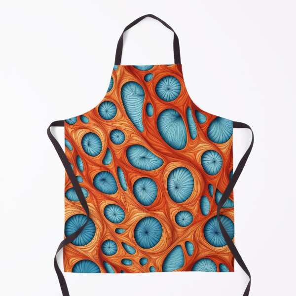 Item preview, Opal & Orange Abstract Curves Pattern. designed and sold by ARichArts.
