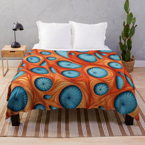 Item preview, Opal & Orange Abstract Curves Pattern. designed and sold by ARichArts.
