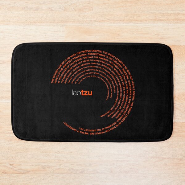 Item preview, Lao Tzu famous quotes poster [orangered] designed and sold by CMYKStudio.