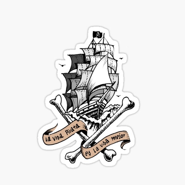 Pirate Life Stickers for Sale