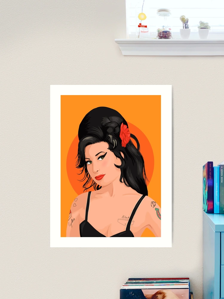 Amy Winehouse " Art Print for Sale by tickledspink | Redbubble