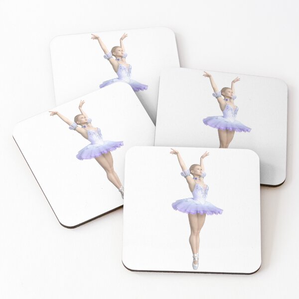 Item preview, Beautiful blonde ballerina on pointe in blue #07 designed and sold by AlluringVisions.