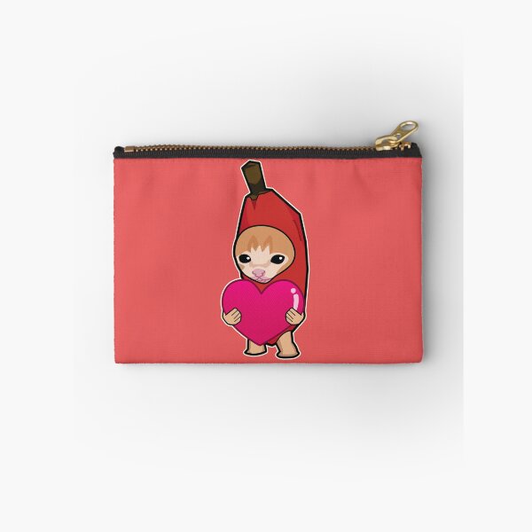 Item preview, RED banana cat holding heart meme designed and sold by Rzera-.