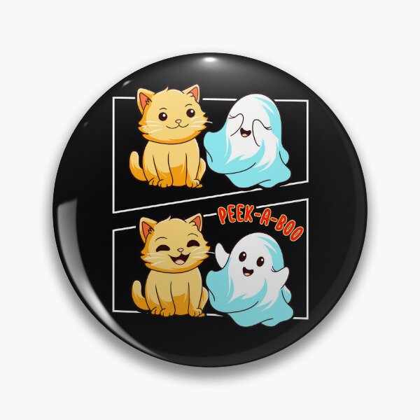 Artikelvorschau, Funny Cat Pun Peek A Boo Men Kids Women Halloween entworfen und verkauft von KsuAnn.