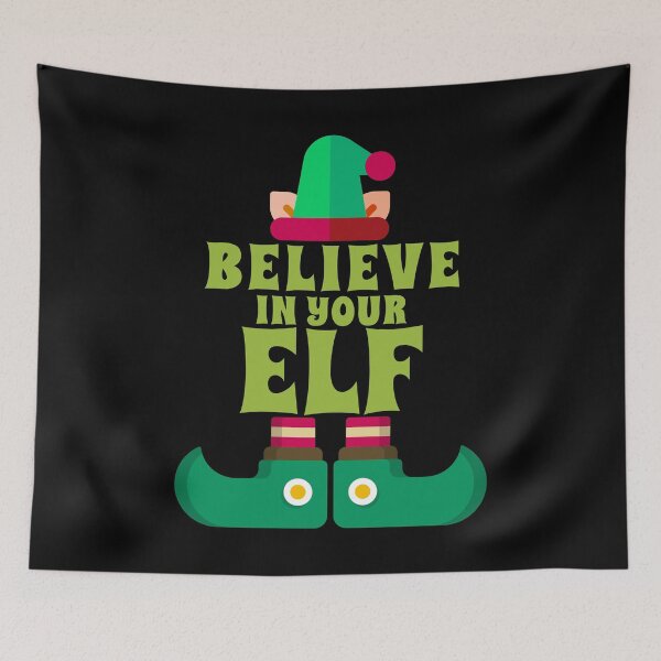 Item preview, Believe In Your Elf - Funny Christmas Puns Gift designed and sold by InkyGenies.