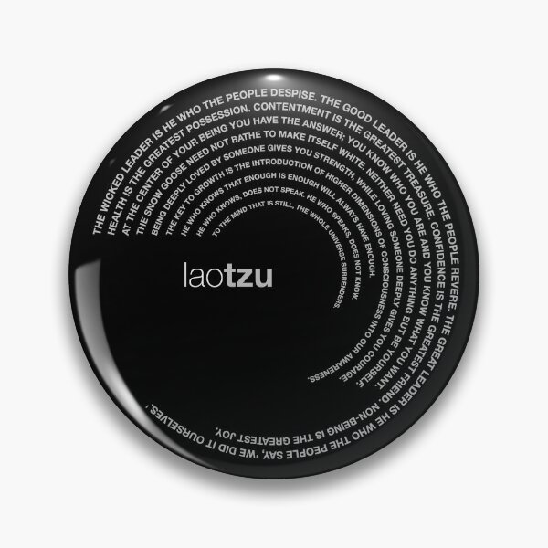 Item preview, Lao Tzu famous quotes poster [silver] designed and sold by CMYKStudio.