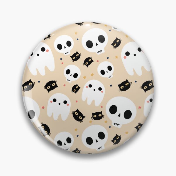 Item preview, Spooky Elegance: Ghosts & Cats (Halloween Patterns) designed and sold by PixSellerShop.