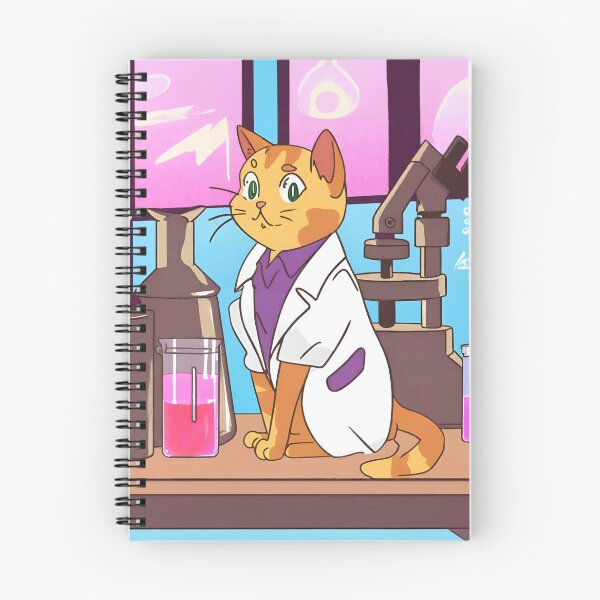 Item preview, Cat in a lab (wider frame) designed and sold by JohntumPhysics.