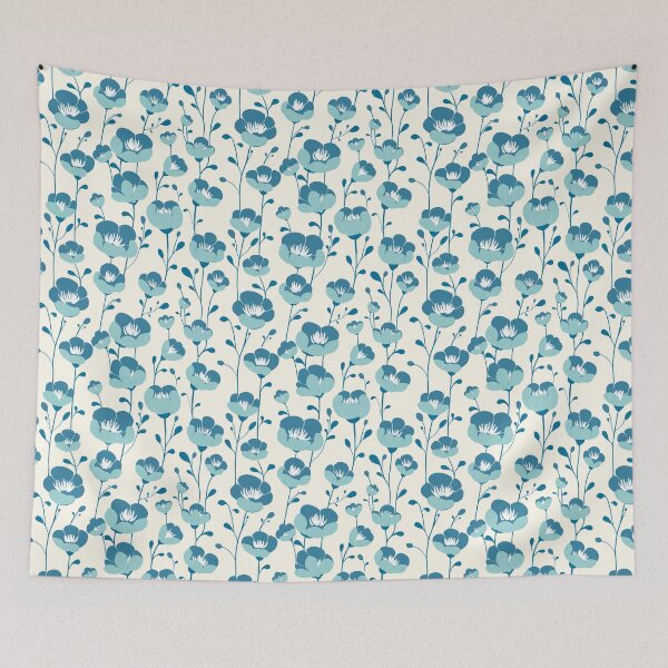 Item preview, Tiny buttercups_teal designed and sold by JuneDao.