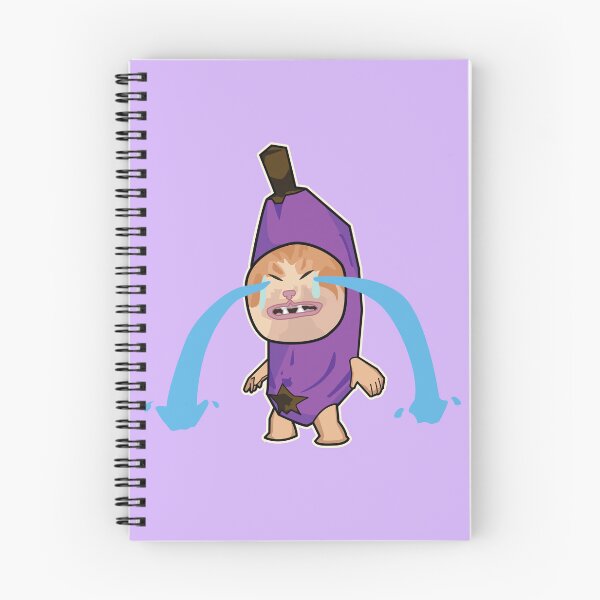 Item preview, VIOLET sad cry banana cat - happy hapi cat meme designed and sold by Rzera-.