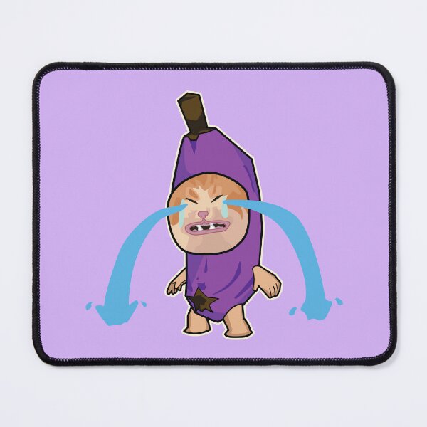 Item preview, VIOLET sad cry banana cat - happy hapi cat meme designed and sold by Rzera-.