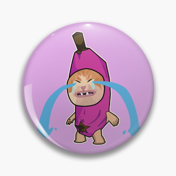 Item preview, PURPLE sad cry banana cat - happy hapi cat meme designed and sold by Rzera-.