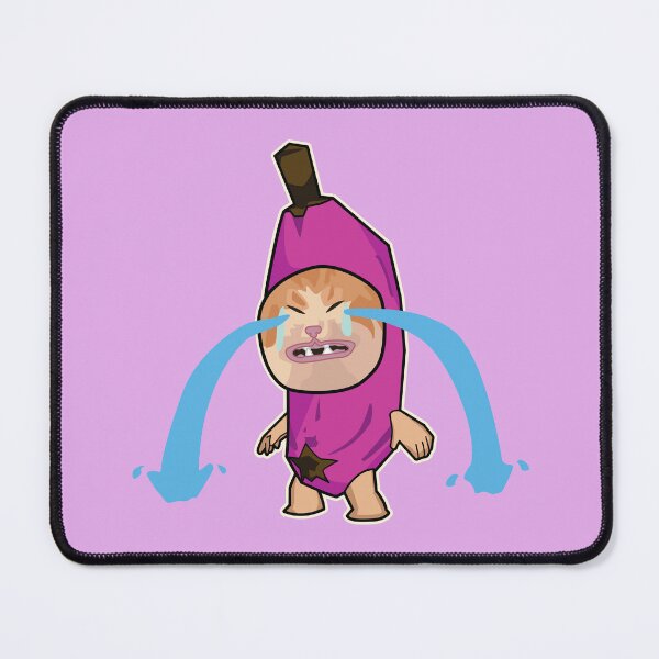 Item preview, PURPLE sad cry banana cat - happy hapi cat meme designed and sold by Rzera-.