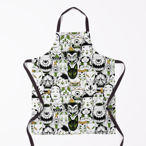 Item preview, Japanese Mask Festival_GreenYellow designed and sold by JuneDao.
