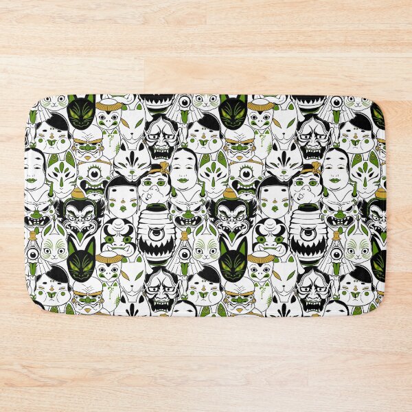 Item preview, Japanese Mask Festival_GreenYellow designed and sold by JuneDao.