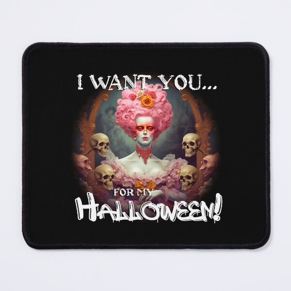 Item preview, "Sinister Halloween Soiree: Skulls, Malevolent Women, and a Haunting Atmosphere" t-shirt and stickers designed and sold by Mickeymouse2023.